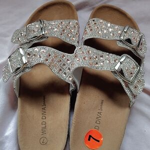 Women's Silver Sandals